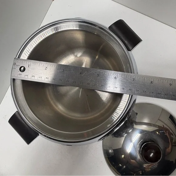 Vintage Midcentury Westbend Penguin chrome insulated hot and cold server - Picture 6 of 6